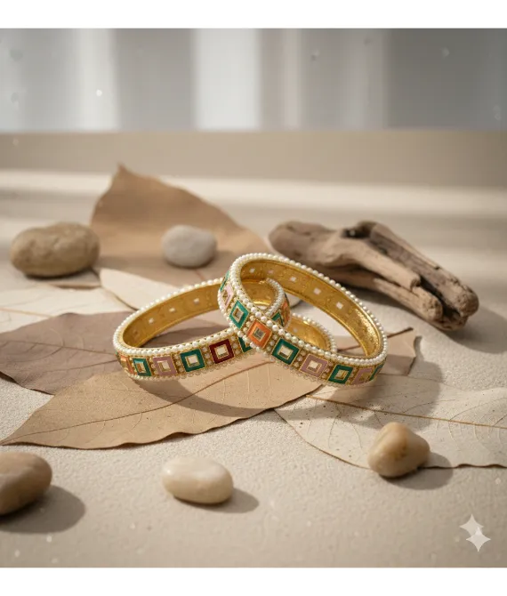 Meenakari Mosaic Bangles